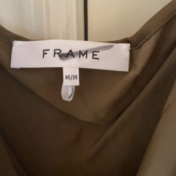 Nwot frame medium green cowl slip dress 2021 - Picture 5 of 9